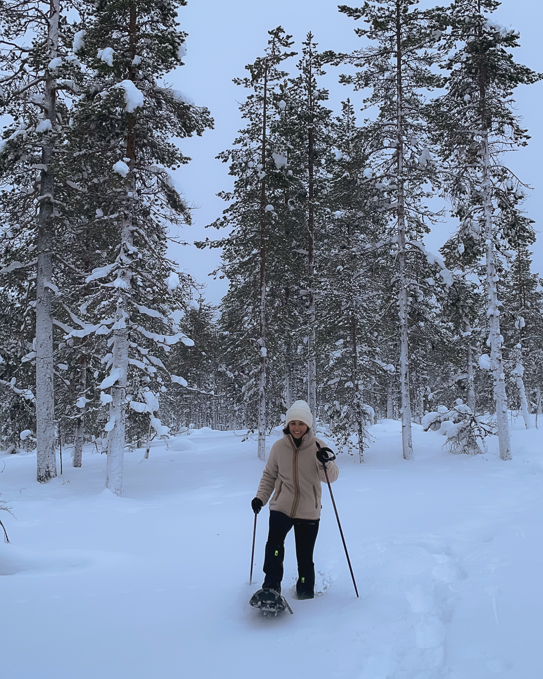 Snowshoe hiking